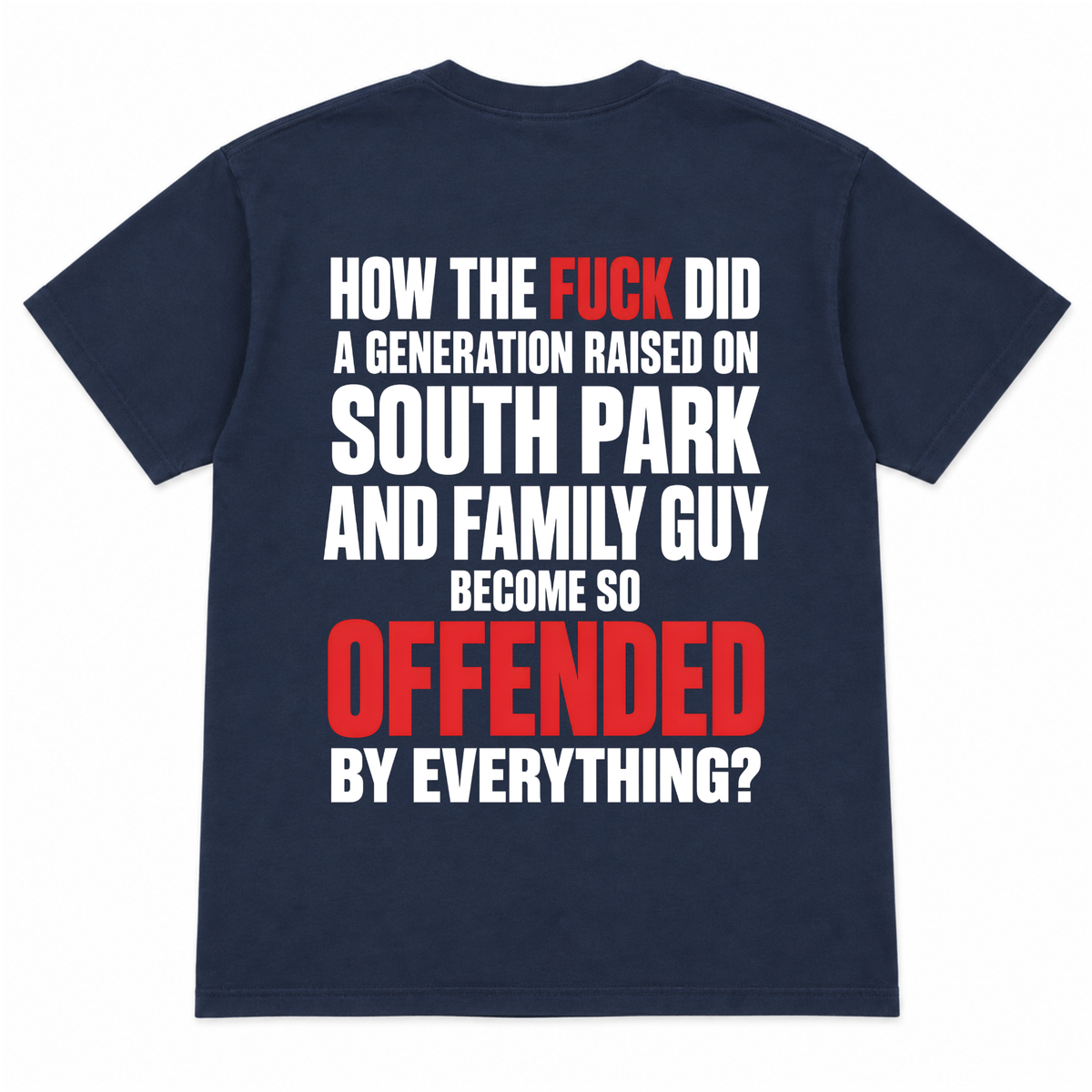 Raised on South Park & Family Guy Funny T-Shirt