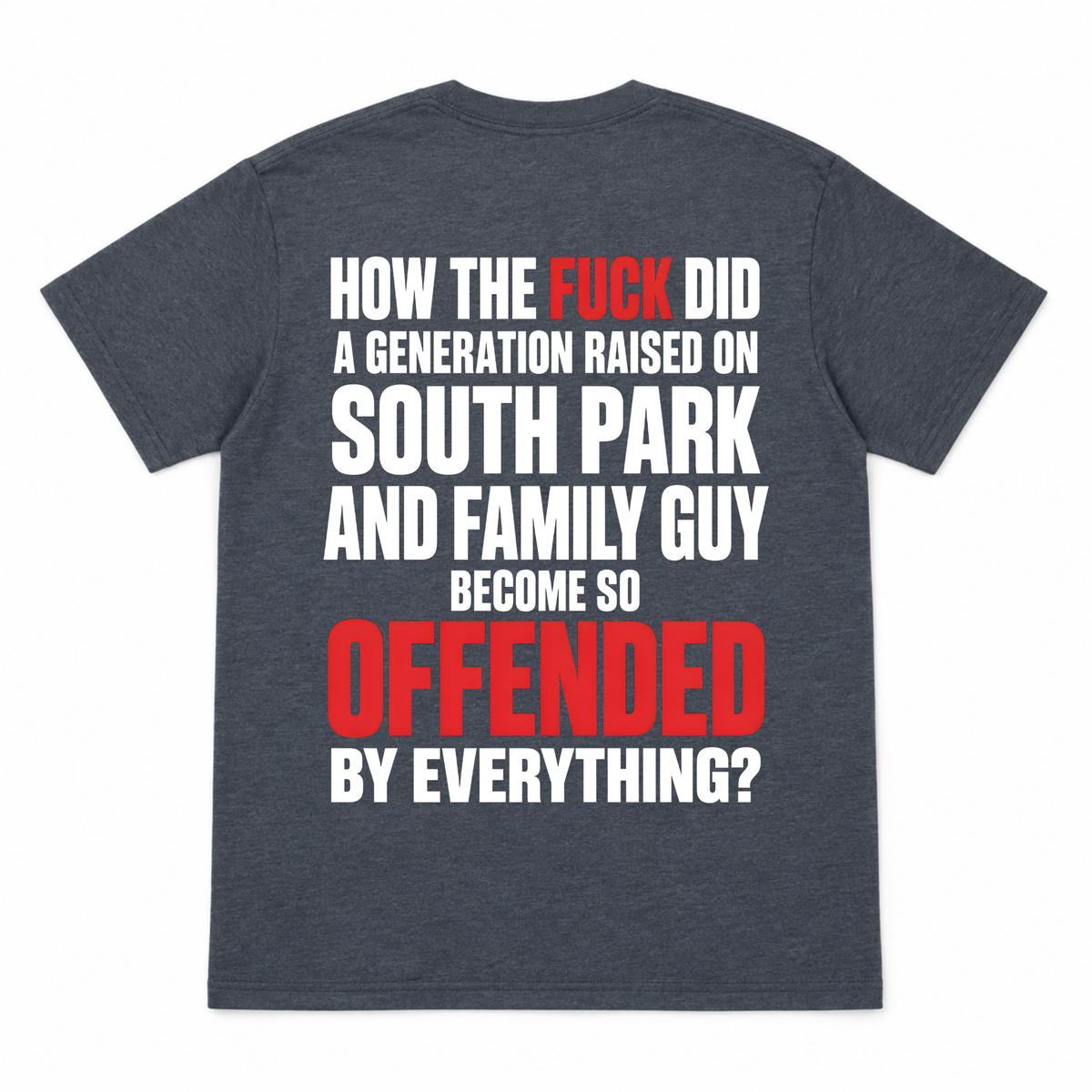 Raised on South Park & Family Guy Funny T-Shirt