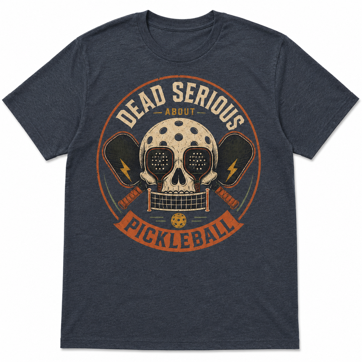 Dead Serious About Pickleball Skeleton Shirt