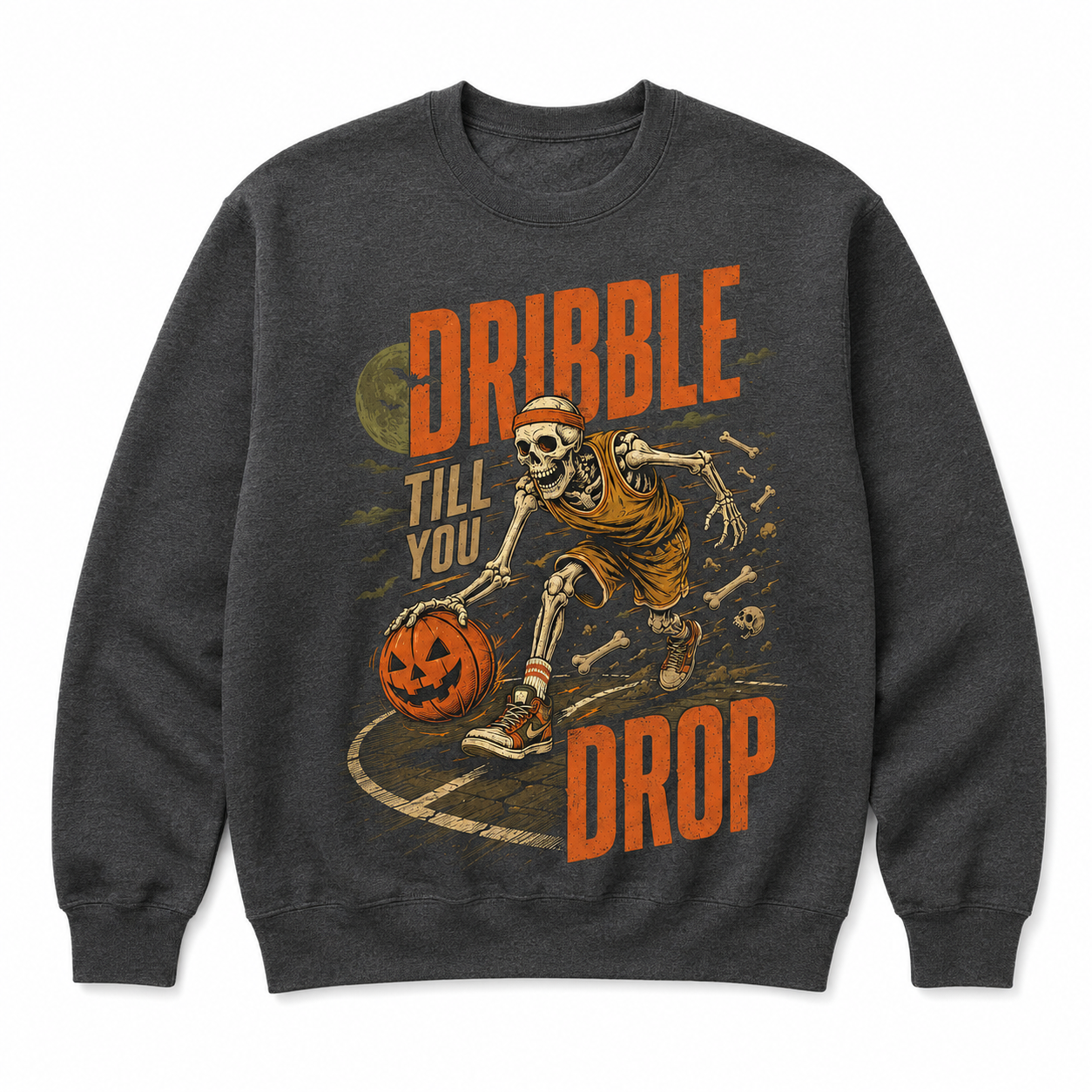 Dribble Till You Drop Basketball Halloween Shirt