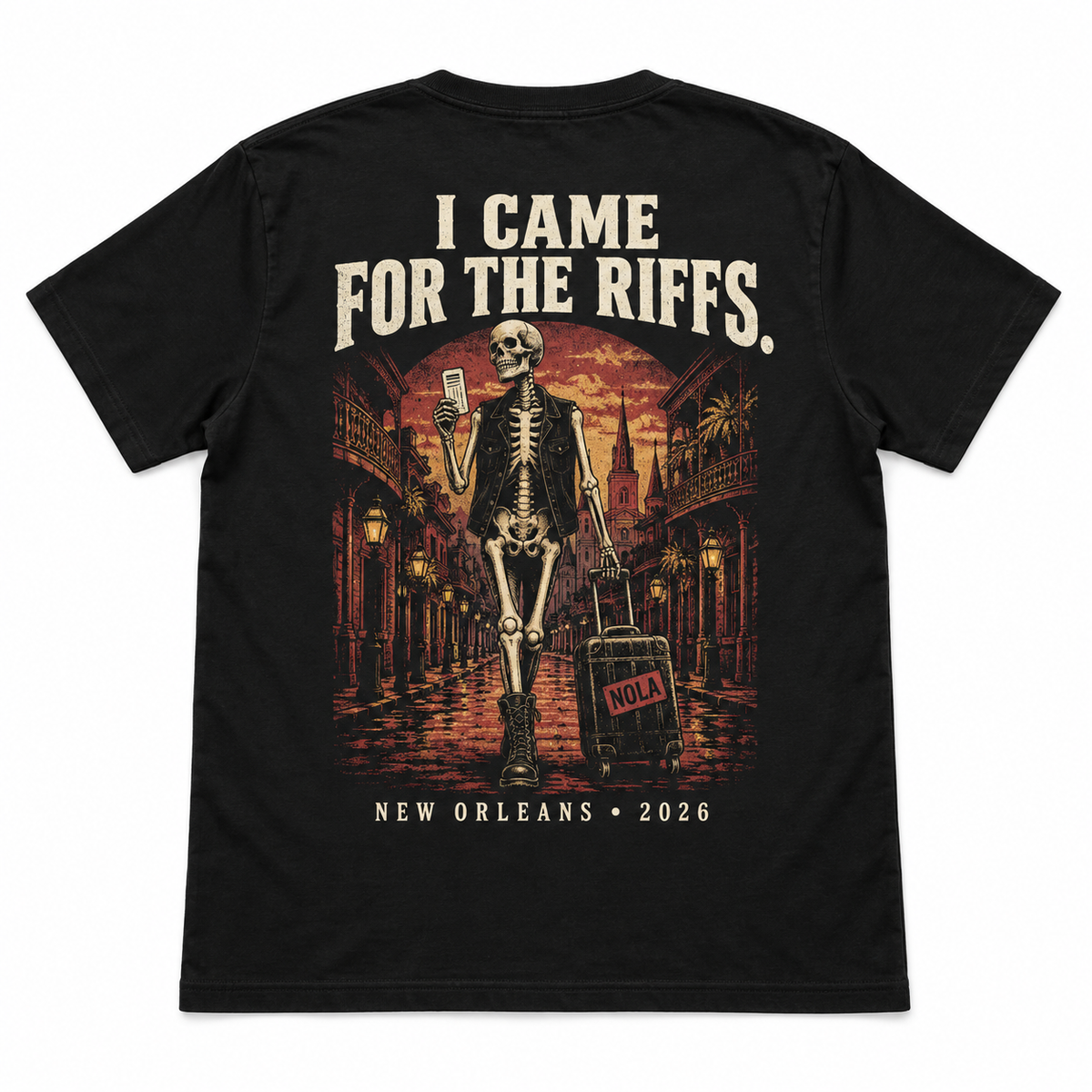 I came for the riffs T-shirt