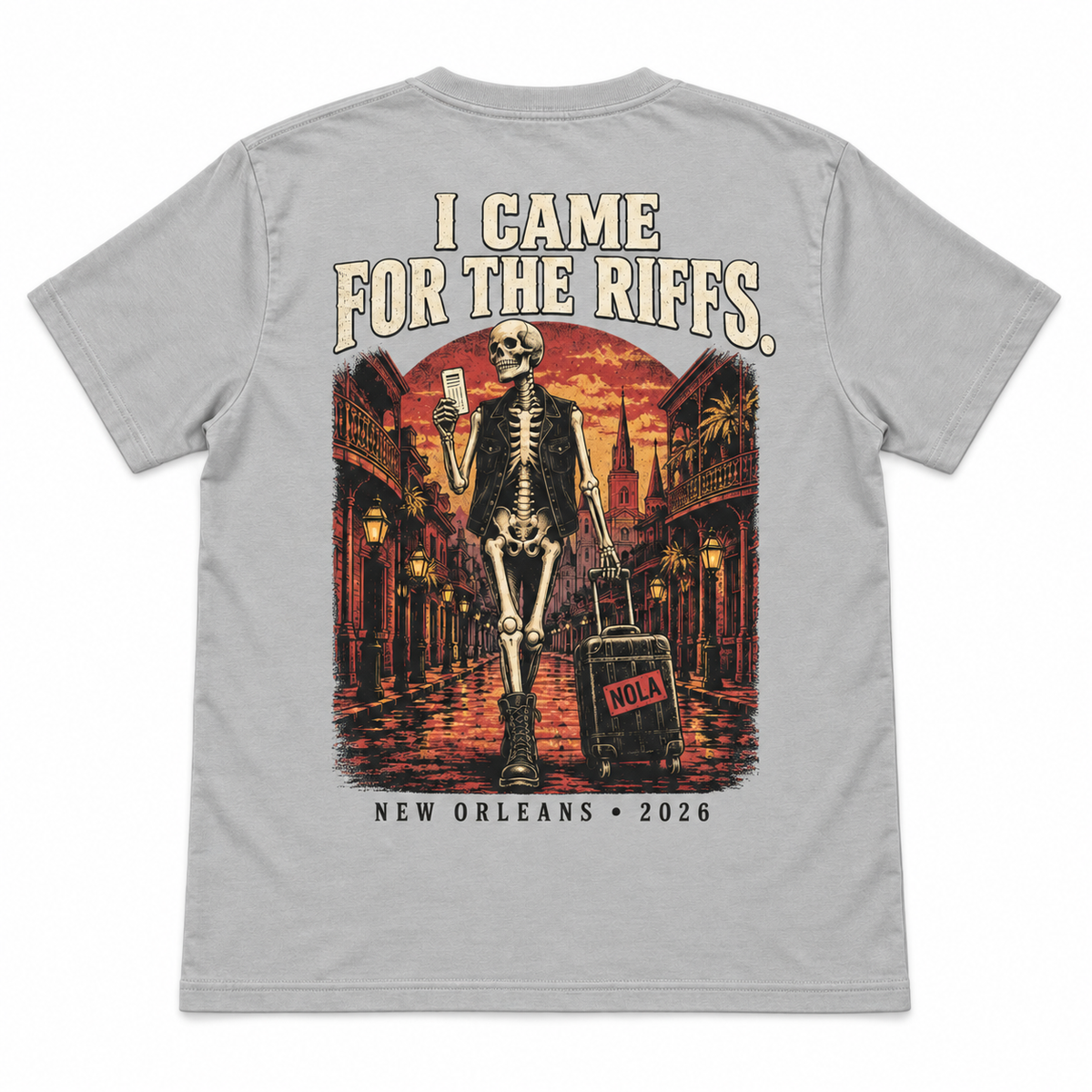 I came for the riffs T-shirt