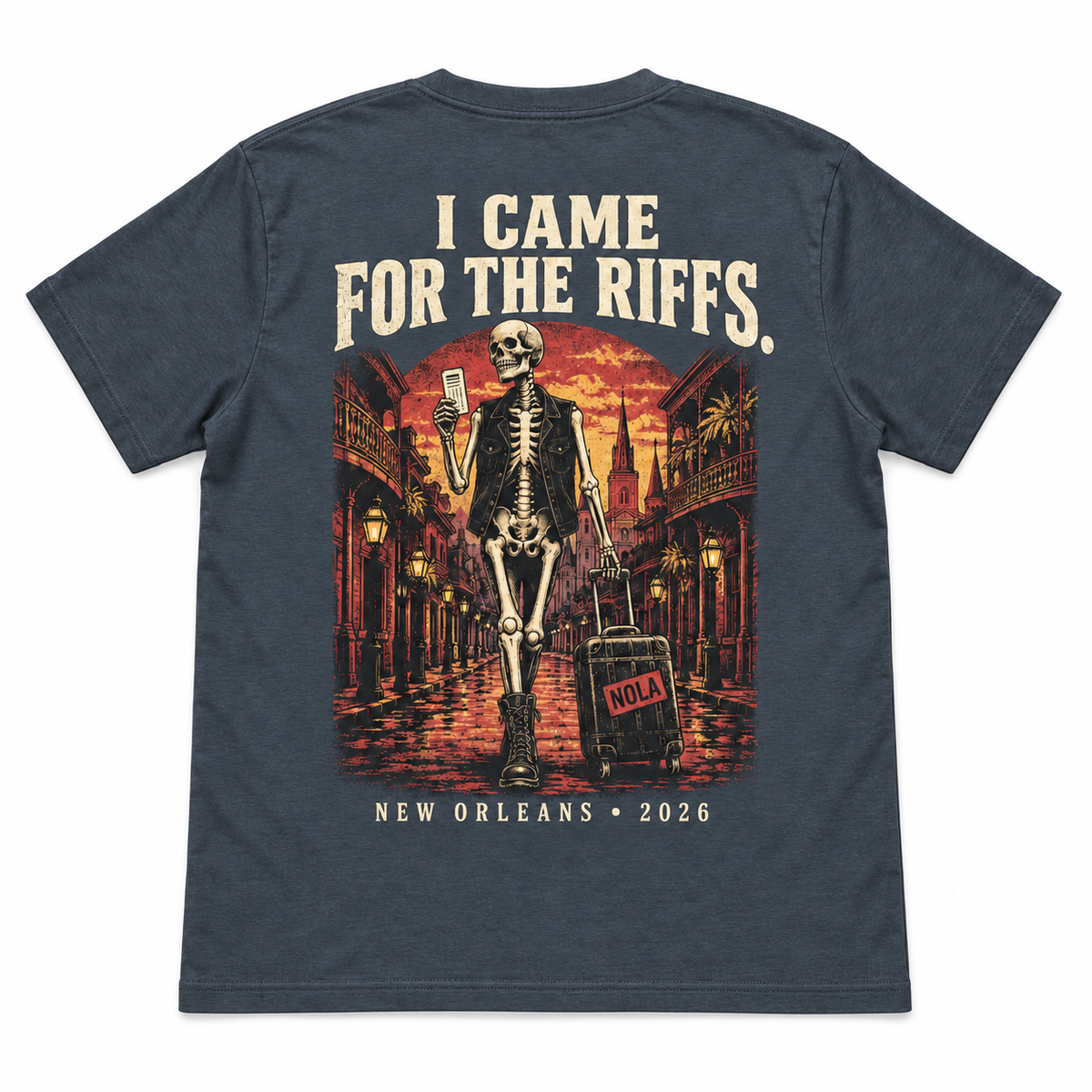 I came for the riffs T-shirt