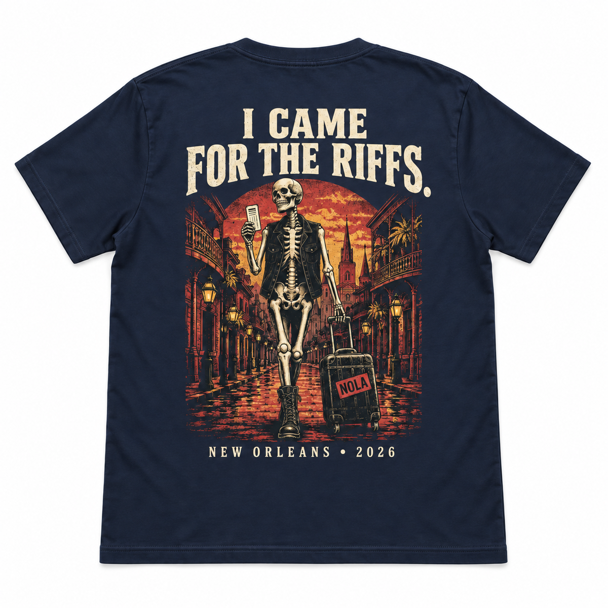 I came for the riffs T-shirt