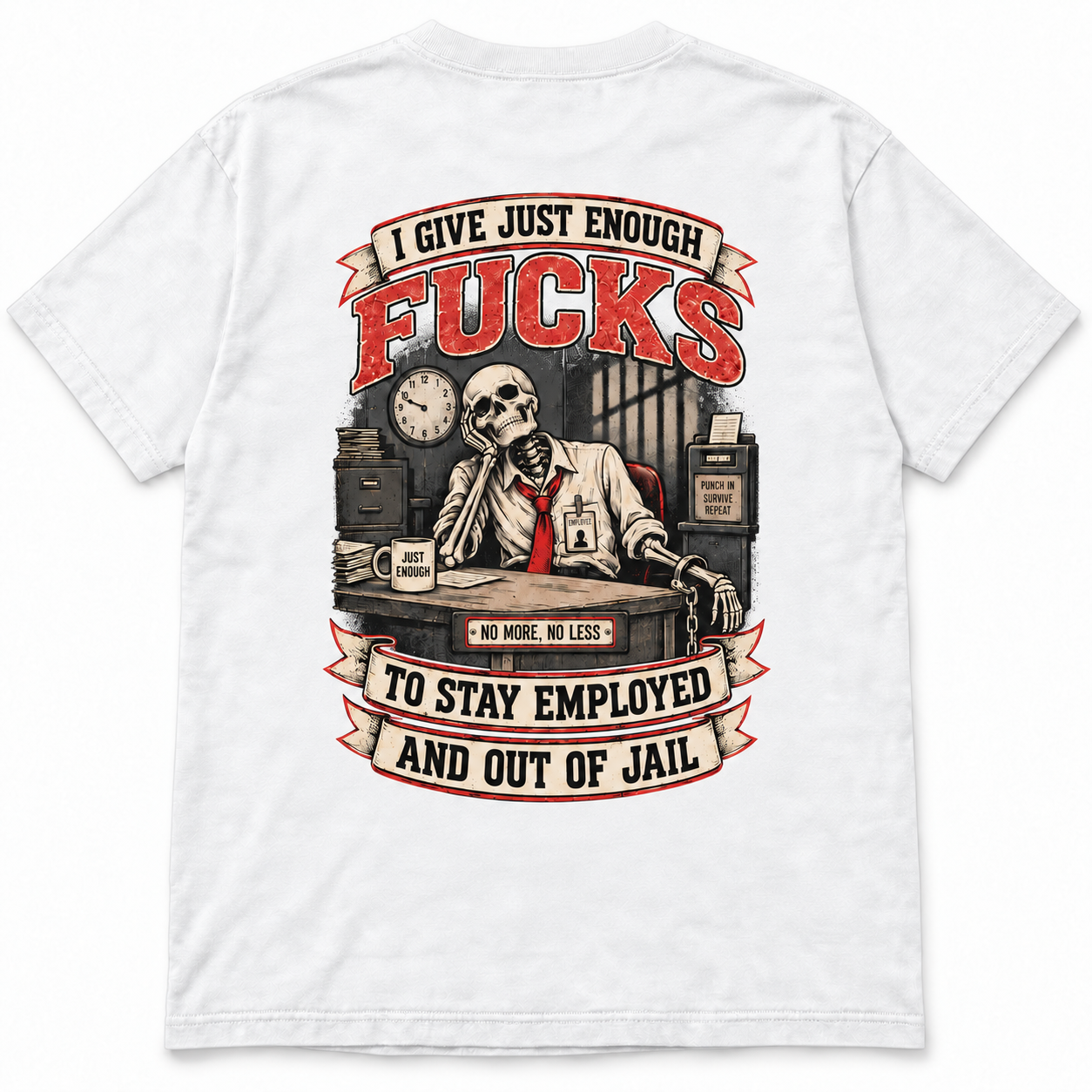 I Give Just Enough Fucks to Stay Employed and Out of Jail