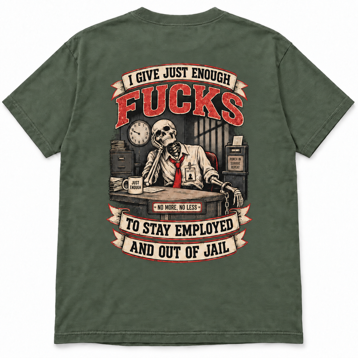 I Give Just Enough Fucks to Stay Employed and Out of Jail