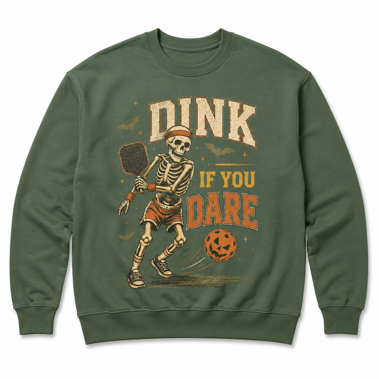 Dink If You Dare Pickleball Halloween Skeleton Shirt