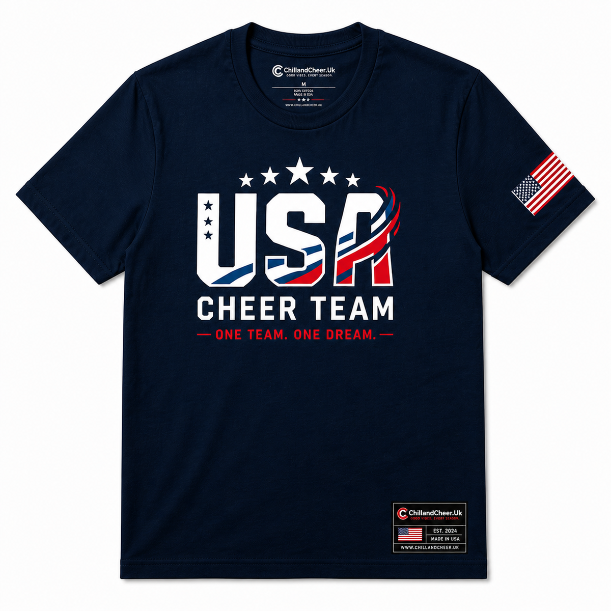USA Fan Gear Combo – T-Shirt, Cap & Scarf