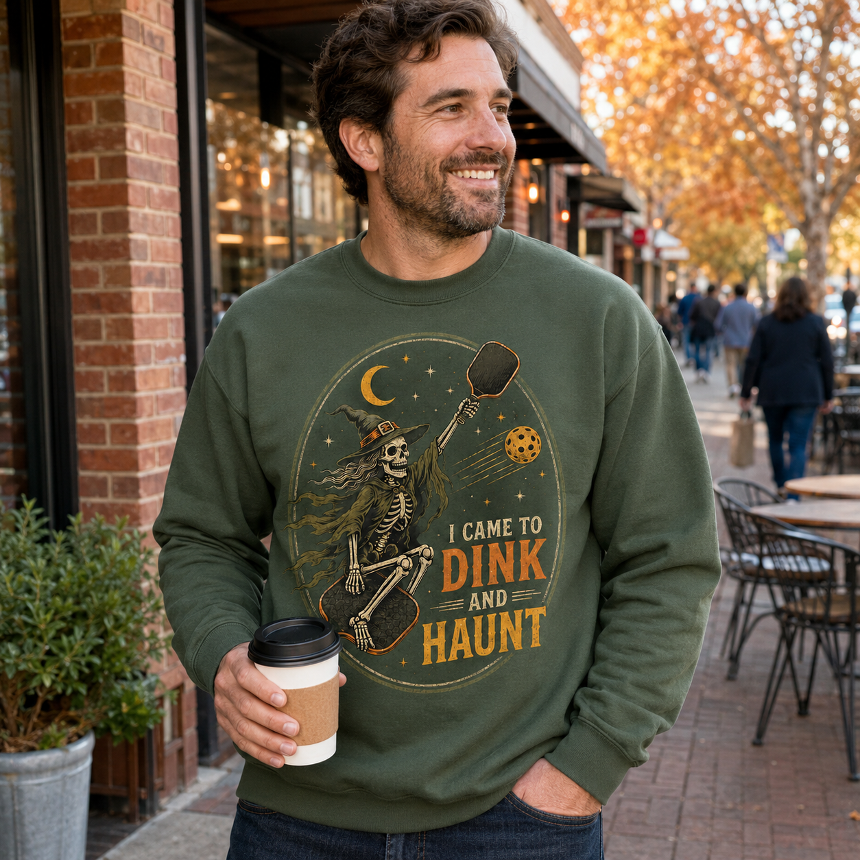I Came to Dink and Haunt Pickleball Halloween Shirt