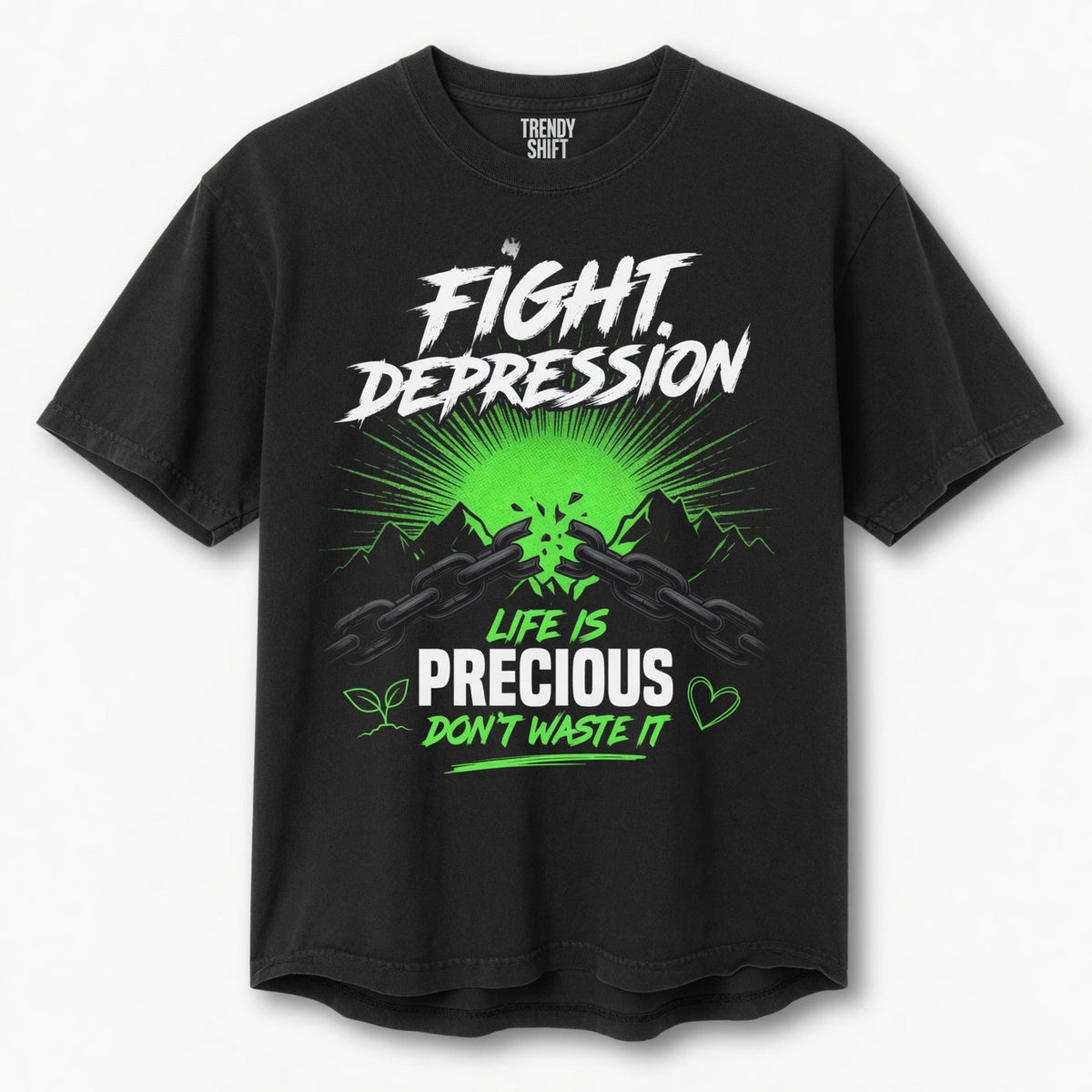 Fight Depression Life Is Precious Don't Waste It