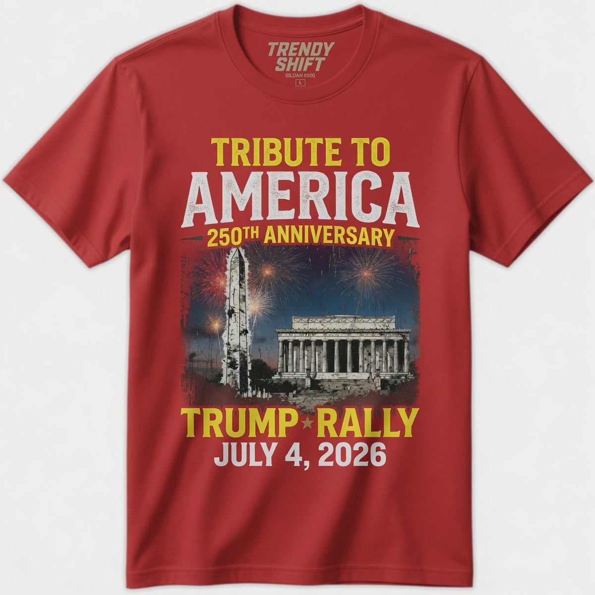 Tribute to America 250th Trump Rally T-Shirt